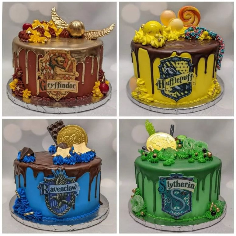 30 Harry Potter Birthday Cake Ideas : Grey-Toned Harry Potter Cake-hdcinema.vn